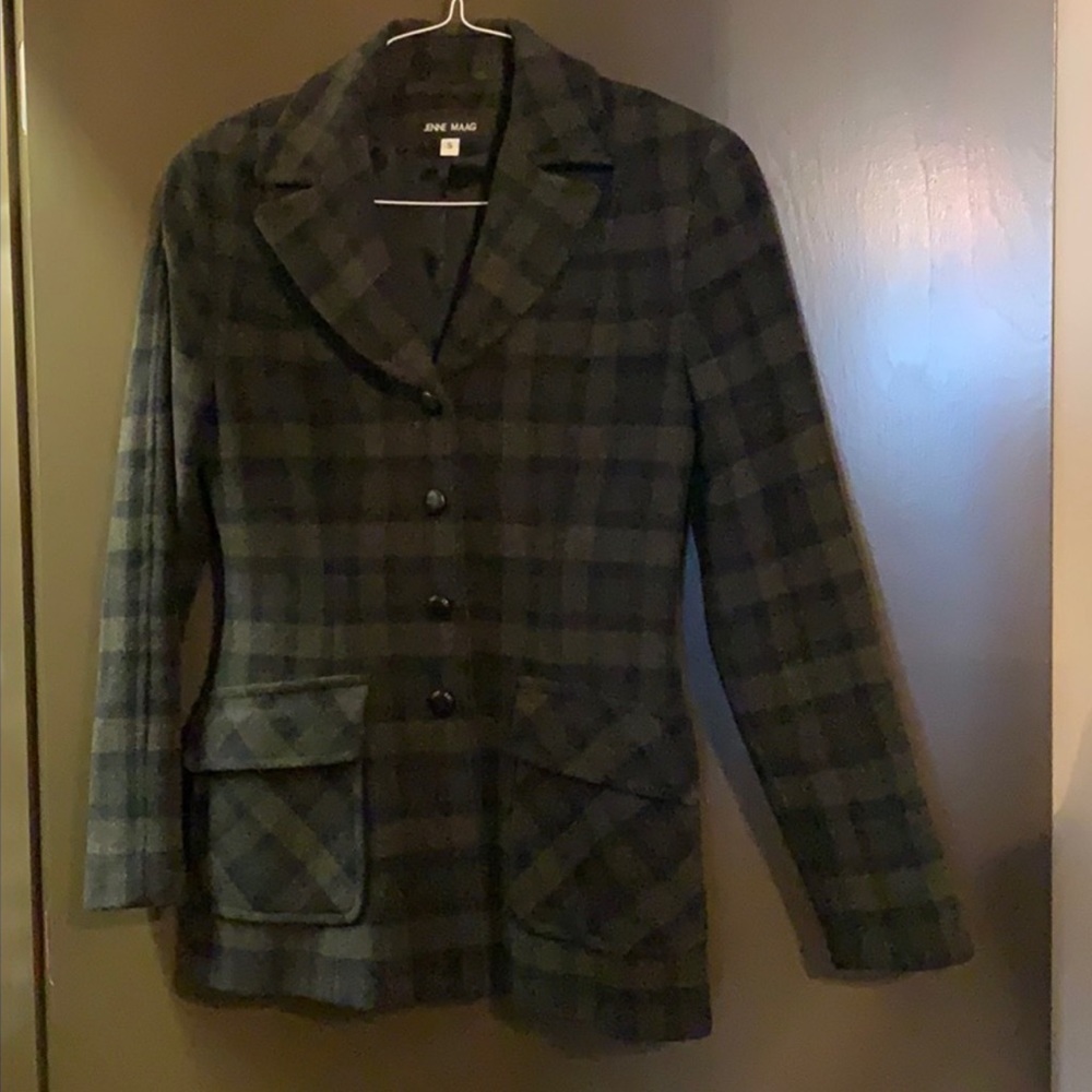 Jenne Maag Plaid Blazer. Saks 5th Ave.Size S.EUC.